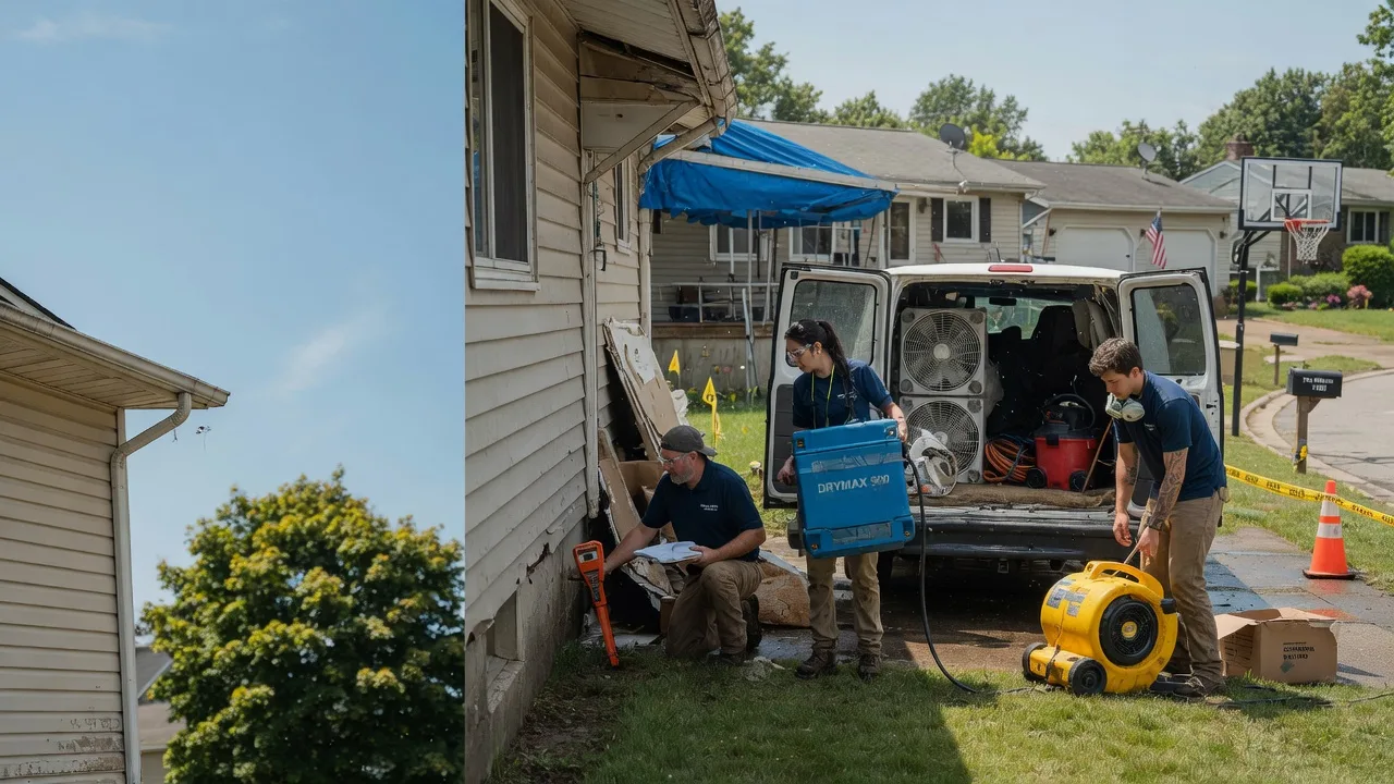 Ceiling Leak Cleanup in Cottage Grove, WI near me