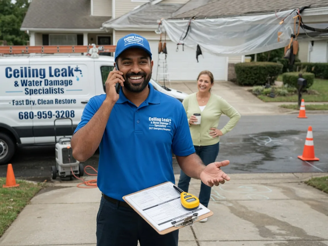Ceiling Leak Cleanup Cottage Grove, WI FAQs